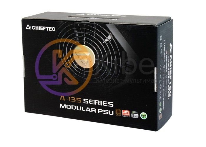 Блок питания Chieftec 1000W APS-1000CB, 140mm, 20+4pin, 1x4+4pin, SATA х 9, Mole 3070530 фото