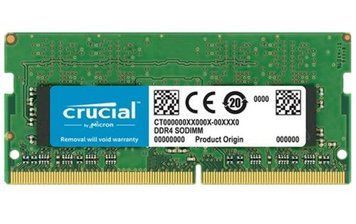 Пам'ять SO-DIMM, DDR4, 4Gb, 2666 MHz, Crucial, CL19, 1.2V (CT4G4SFS8266) 7791990 фото