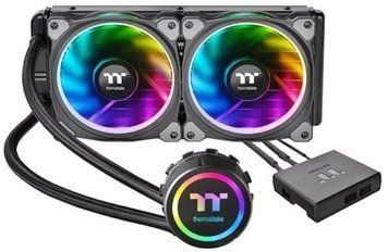Система рідинного охолодження Thermaltake Floe Riing RGB 240 TT Premium Edition, Black (CL-W157-PL12SW-A) 8185740 фото