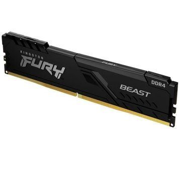 Пам'ять 16Gb DDR4, 3200 MHz, Kingston Fury Beast, Black (KF432C16BB1/16WP) 9509520 фото