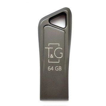 Флеш накопитель USB 64Gb T&G Metal TG114, Grey, USB 3.0 (TG114-64G3) 9155580 фото
