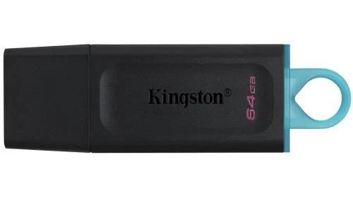 Флеш накопитель USB 64Gb Kingston DataTraveler Exodia, Black/Teal, USB 3.2 Gen 1 (DTX/64GB) 6371880 фото