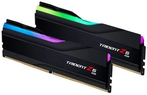 Память 16Gb x 2 (32Gb Kit) DDR5, 7200 MHz, G.Skill Trident Z5 RGB, Black (F5-7200J3445G16GX2-TZ5RK) 7728150 фото