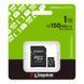 Карта пам'яті microSDXC, 1Tb, Kingston Canvas Select Plus, SD адаптер (SDCS3/1TB) 9394320 фото 3