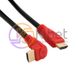 Кабель HDMI - HDMI 1.5 м Extradigital Black/Red, V2.0, кутовий конектор, позолочені конектори (KBH1670) 4779300 фото 1