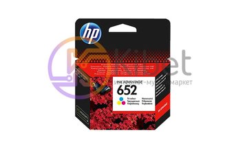 Картридж HP №652 (F6V24AE), Color, DJ Ink Advantage 1115/2135/3635/3835, 200 стор 3855930 фото