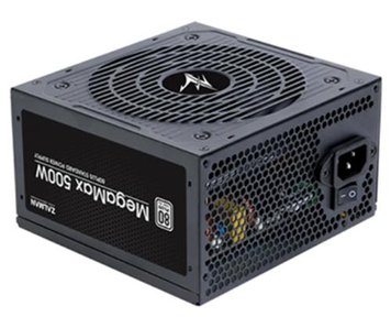 Блок живлення 500 Вт, Zalman MegaMax, Black (ZM500-TXII) 6727170 фото