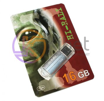 USB Flash Drive 16Gb Hi-Rali Corsair series Silver / HI-16GBCORSL 4698300 фото