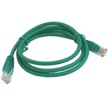 Патч-корд 1 м, UTP, Green, Cablexpert, литий, RJ45, кат.5е (PP12-1M/G) 4037640 фото