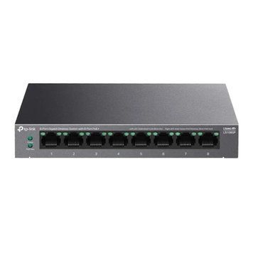 Комутатор TP-Link LiteWave LS108GP, Black 9458850 фото