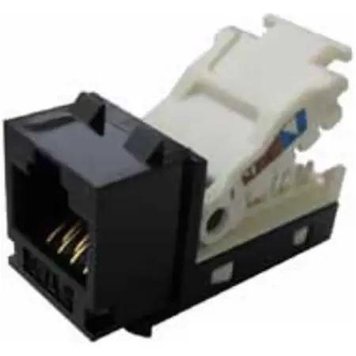 Модуль Keystone RJ45, UTP, Cat.6, Black, Molex (KSJ-00087-04) 7892310 фото