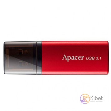 USB 3.1 Flash Drive 32Gb Apacer AH25B, Red/Black (AP32GAH25BR-1) 5402640 фото