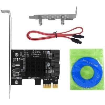 Контролер Dynamode PCI-E x1, 2xSATA3 (PCI-E-2xSATAIII-Marvell) 8083080 фото