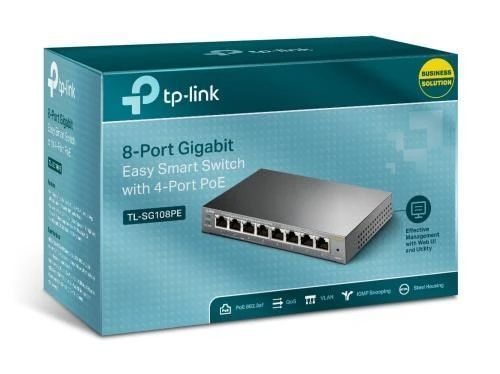 Коммутатор TP-LINK TL-SG108PE 5685240 фото