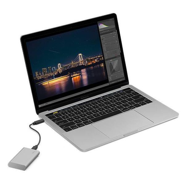 Внешний накопитель SSD, 500Gb, LaCie Portable, Silver (STKS500400) 9052890 фото