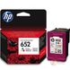 Картридж HP №652 (F6V24AE), Color, DJ Ink Advantage 1115/2135/3635/3835, 200 стор 3855930 фото 3