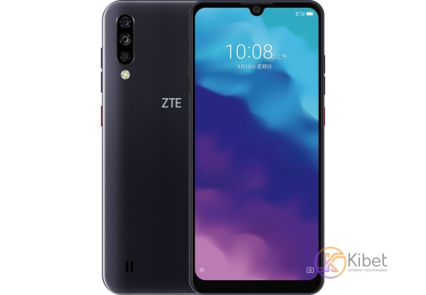 Смартфон ZTE Blade A7 2020 2 32Gb, 2 Sim, Black, сенсорный емкостный 6.1' (1560х