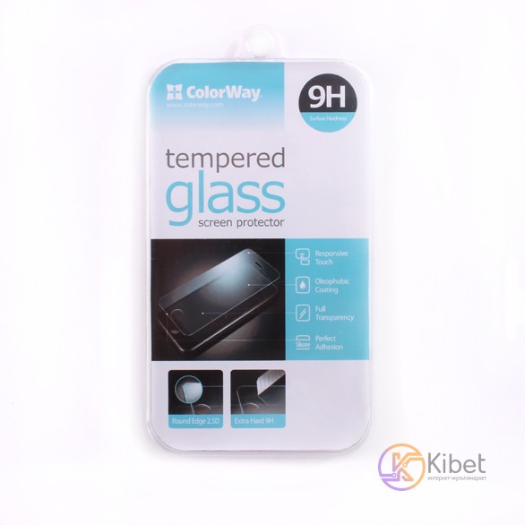 Защитное стекло для iPhone 4 4s, ColorWay, 0.33 мм, 2,5D (CW-GSREAI4)