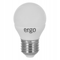 Лампа светодиодная E27, 5W, 4100K, G45, Ergo, 380 lm, 220V (LSTG45Е275ANFN)