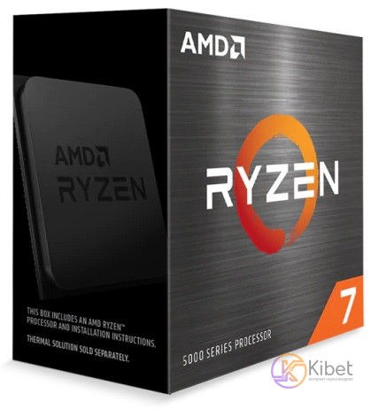 Процессор AMD (AM4) Ryzen 7 5800X, Box, 8x3.8 GHz (Turbo Boost 4.7 GHz), L3 32Mb