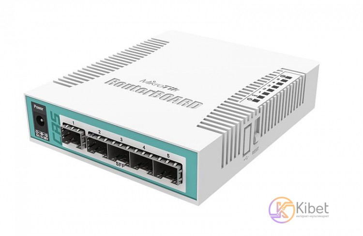 Коммутатор Mikrotik Cloud Router Switch (CRS106-1C-5S)