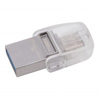 USB 3.1 Type-C Флеш накопитель 128Gb Kingston DataTraveler microDuo 3C, Silver