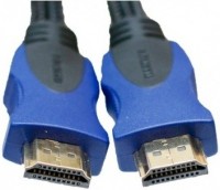 Кабель HDMI to HDMI 7.5m 19PM M v1.4a (3D) HQ-Tech HDM-040-075, оплетка Blue Bla