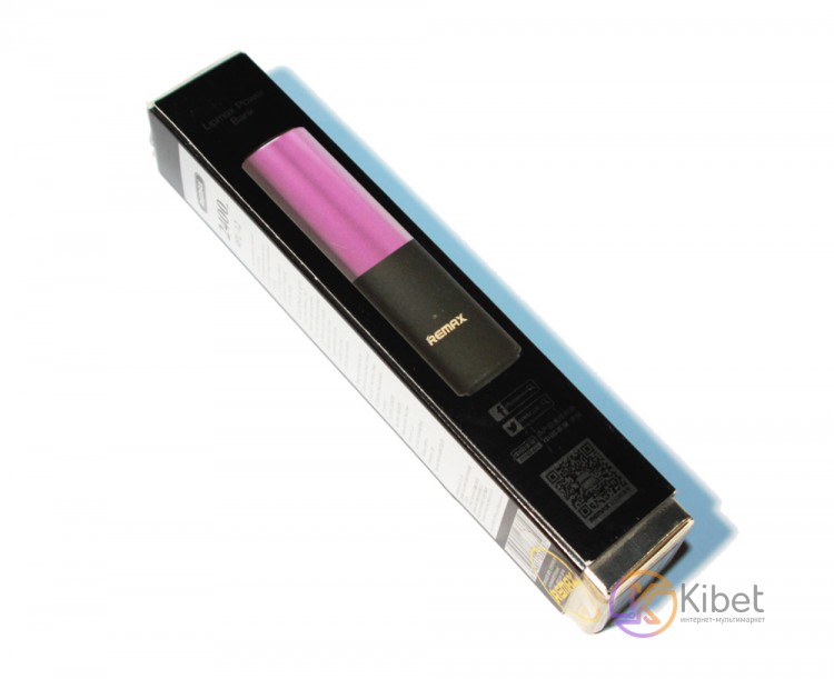 Универсальная мобильная батарея 2400 mAh, Remax, Purple, 1xUSB, 1A