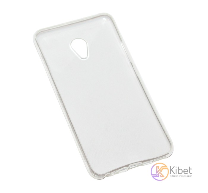 Накладка силиконовая для смартфона Meizu M5 Transparent