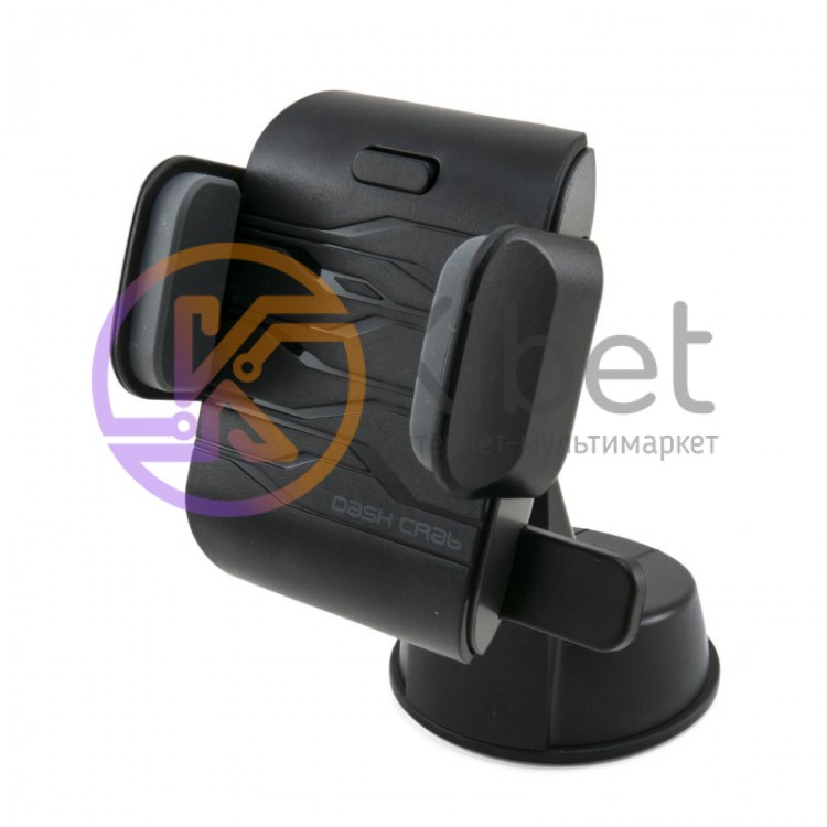 Автодержатель DashCrab Touch Black, ширина захвата от 52 мм до 85 мм, автоматиче