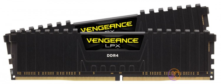 Модуль памяти 16Gb x 2 (32Gb Kit) DDR4, 3600 MHz, Corsair Vengeance LPX, Black,