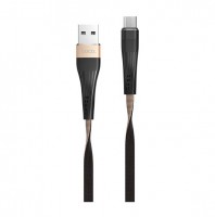 Кабель USB - microUSB, Hoco Slender charging, Gold-Black, 1.2 м (U39)