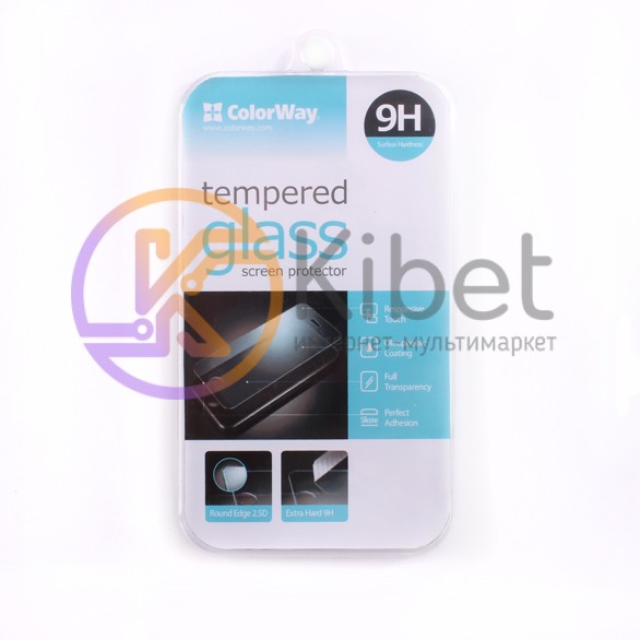 Защитное стекло для iPhone 6+, ColorWay, 0.33 мм, 2,5D (CW-GSREAI6P)