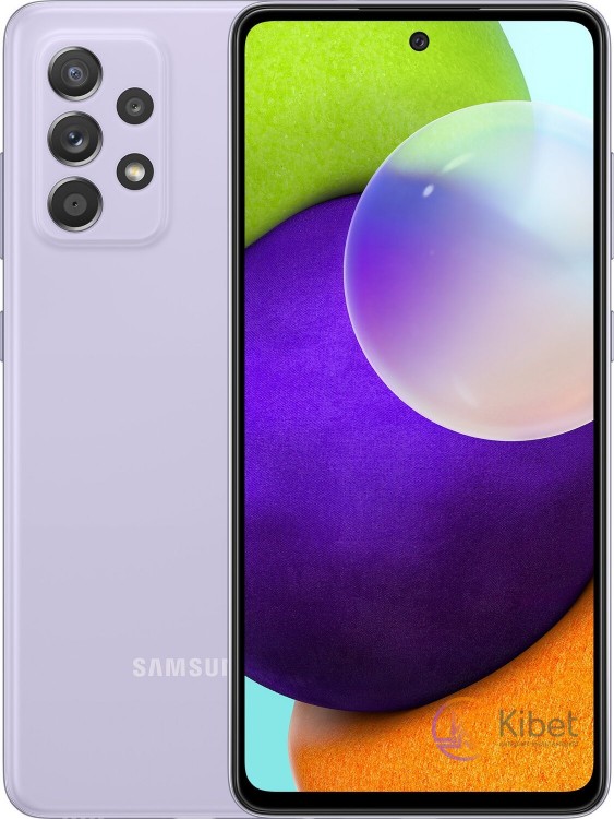 Смартфон Samsung Galaxy A52 (A525) Light Violet, 2 NanoSim, 6.5' (2400х1080) Sup