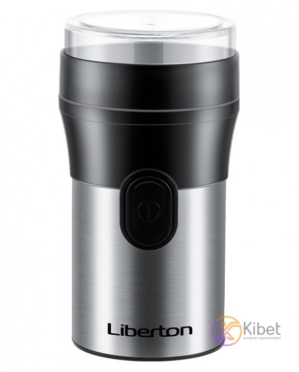Кофемолка Liberton LCG-1603, Black Silver, 150 Вт, 70 г, импульсный режим