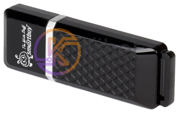 USB Флеш накопитель 16Gb Smartbuy Quartz series Black SB16GBQZ-K