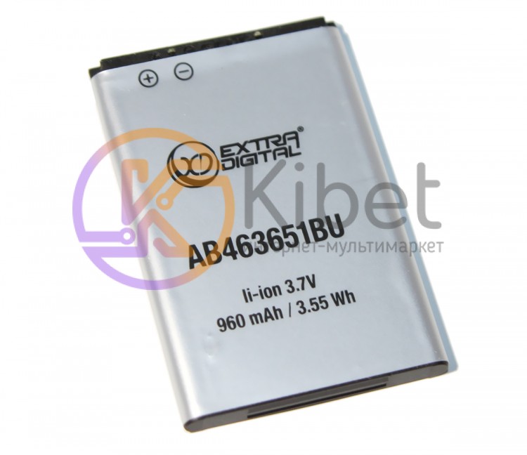 Аккумулятор Samsung AB463651BU для Galaxy C3322I, Extradigital, 960 mAh (BMS6412