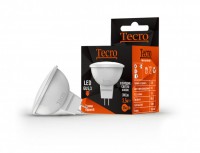 Лампа Tecro LED, GU5.3, 3.5W (аналог 35W), 4000K (яркий свет), 300Лм, освещ. 120