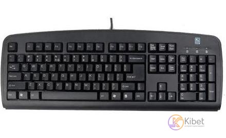 Клавиатура A4Tech KB-720 Black, USB, стандартная, эргономическая