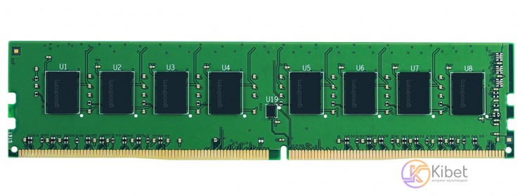 Модуль памяти 16Gb DDR4, 2666 MHz, Goodram, CL19, 1.2V (GR2666D464L19S 16G)