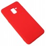 Накладка силиконовая Soft Case matte Samsung A730 (A8+ 2018), Red