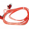 Наушники Sertec ST-207 Red, Mini jack (3.5 мм), вакуумные, кабель 1.2 м