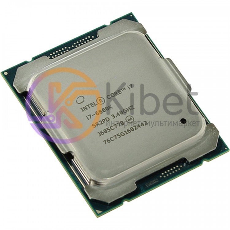 Процессор Intel Core i7 (LGA2011-3) i7-6800K, Box, 6x3,4 GHz (Turbo Boost 3,6 GH
