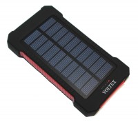 Универсальная мобильная батарея 10400 mAh, Voltex, Black-Red (VXS-240.22)
