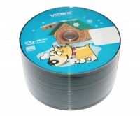 Диск CD-R 50 Videx Год Собаки, 700Mb, 52x, Bulk Box