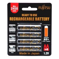 Аккумулятор AA, 2450 mAh, Fujitsu Pro, 4 шт, 1.2V, Blister (HR-3UTHCEU4B)