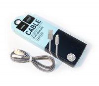 Кабель USB - Lightning, Hoco X2 Rapid Charging metal Black