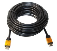 Кабель HDMI - HDMI, 10 м, Black, V1.4, Viewcon, позолоченные коннекторы (VD167-1