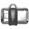 USB 3.0 microUSB Флеш накопитель 128Gb SanDisk Ultra Dual Drive, Gray (SDDD3-1