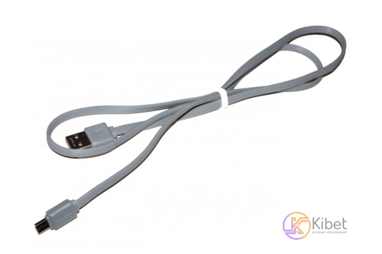 Кабель Remax Fast Data Cable microUSB RC-008m, grey